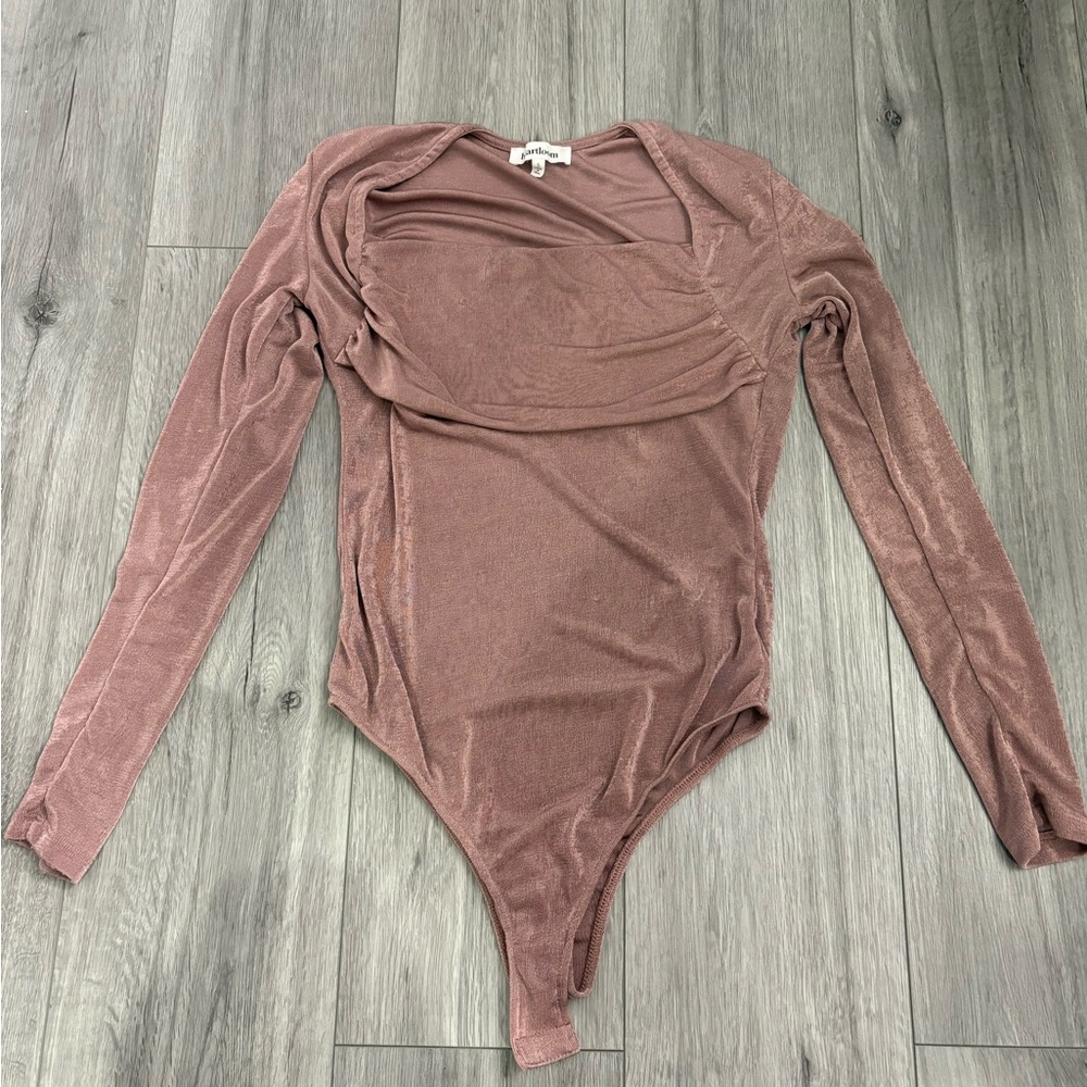 Heartloom Dusty Rose Long Sleeve Bodysuit